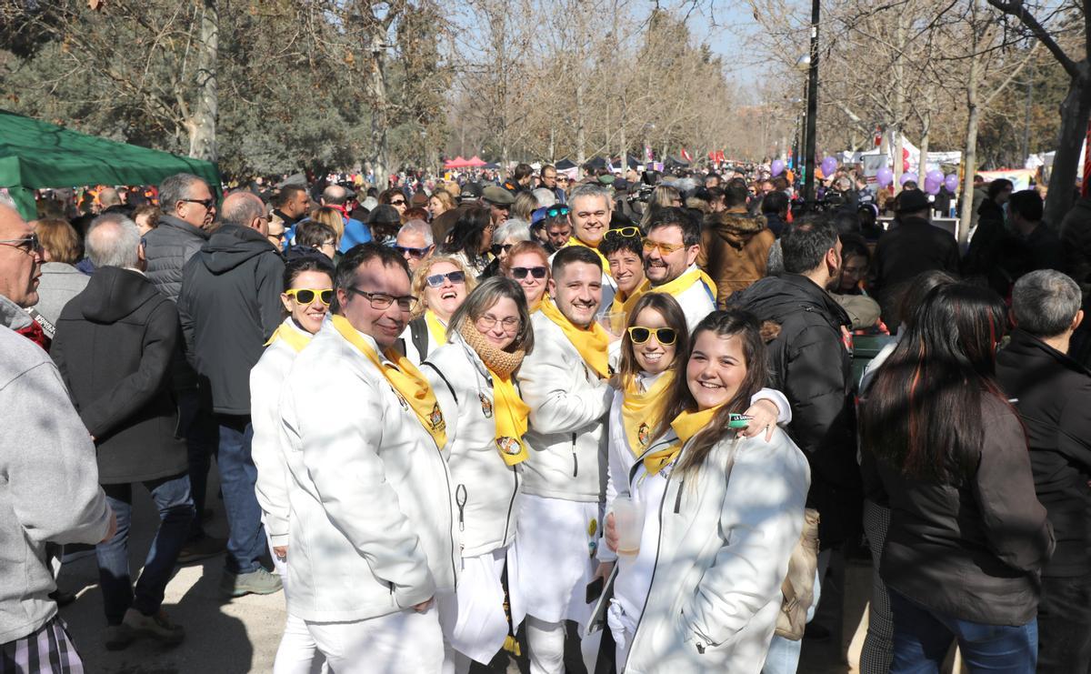 Las peñas, parte de la esencia de la Cincomarzada.