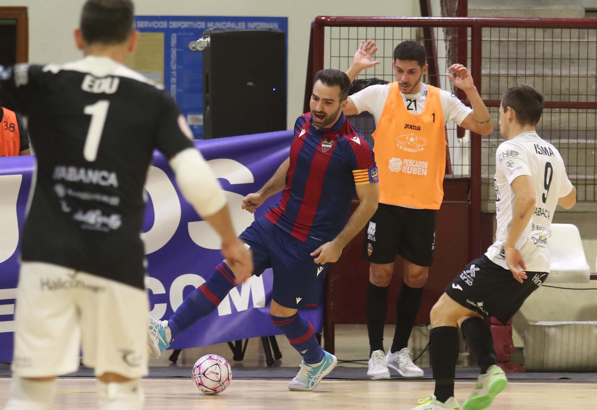 Levante UD FS - Burela FS (5-3) jornada 4 LNFS