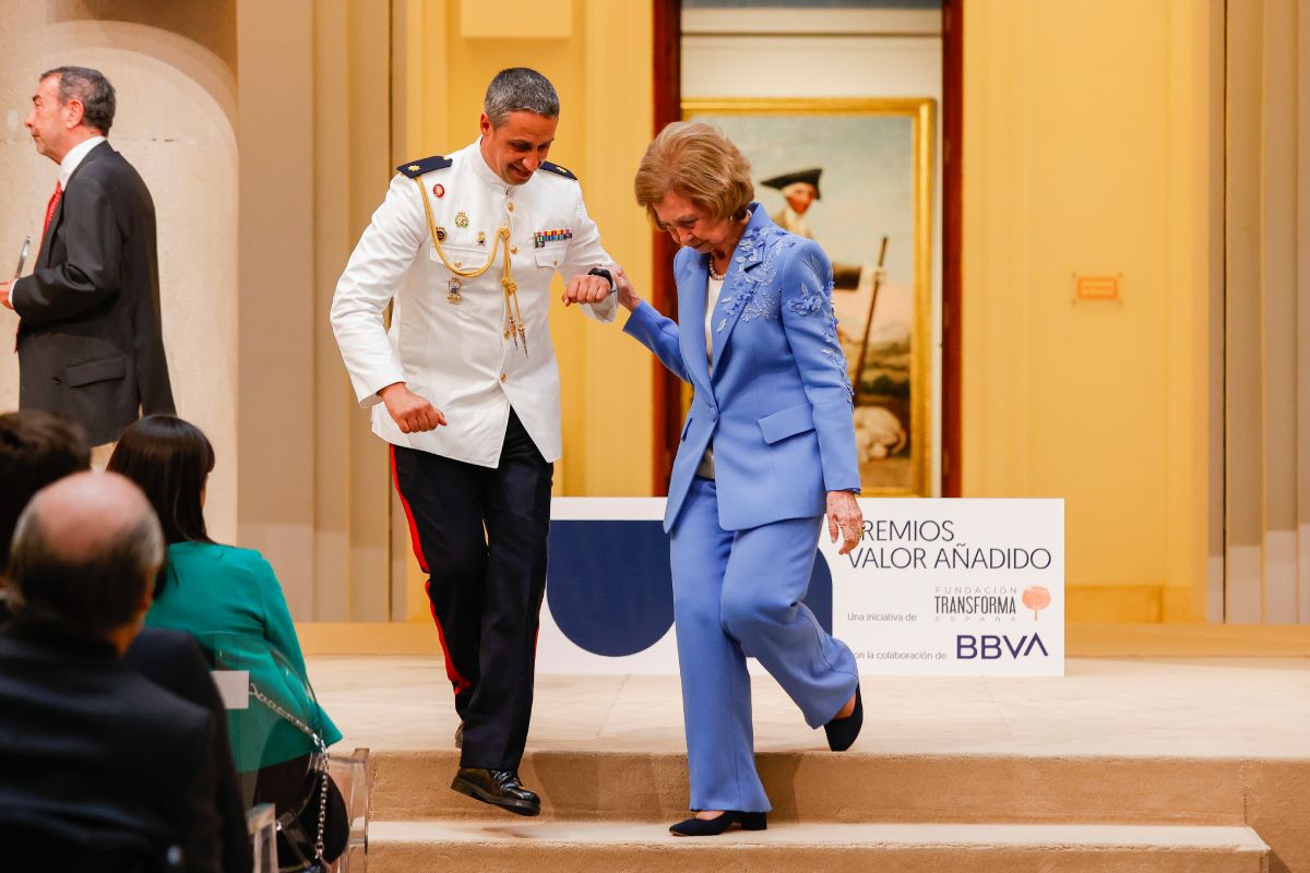 La reina Sofía en su último acto oficial