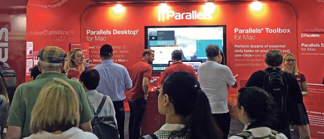 El estand de Parallels en IFA estuvo muy concurrido. Foto: Madr