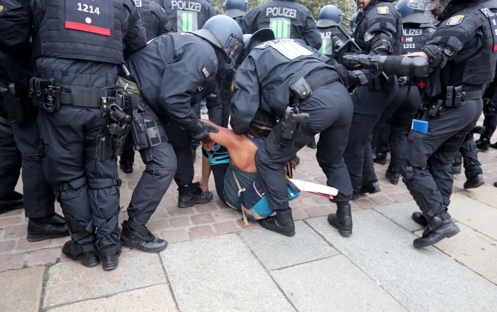 Marcha ultraderechista en Chemnitz