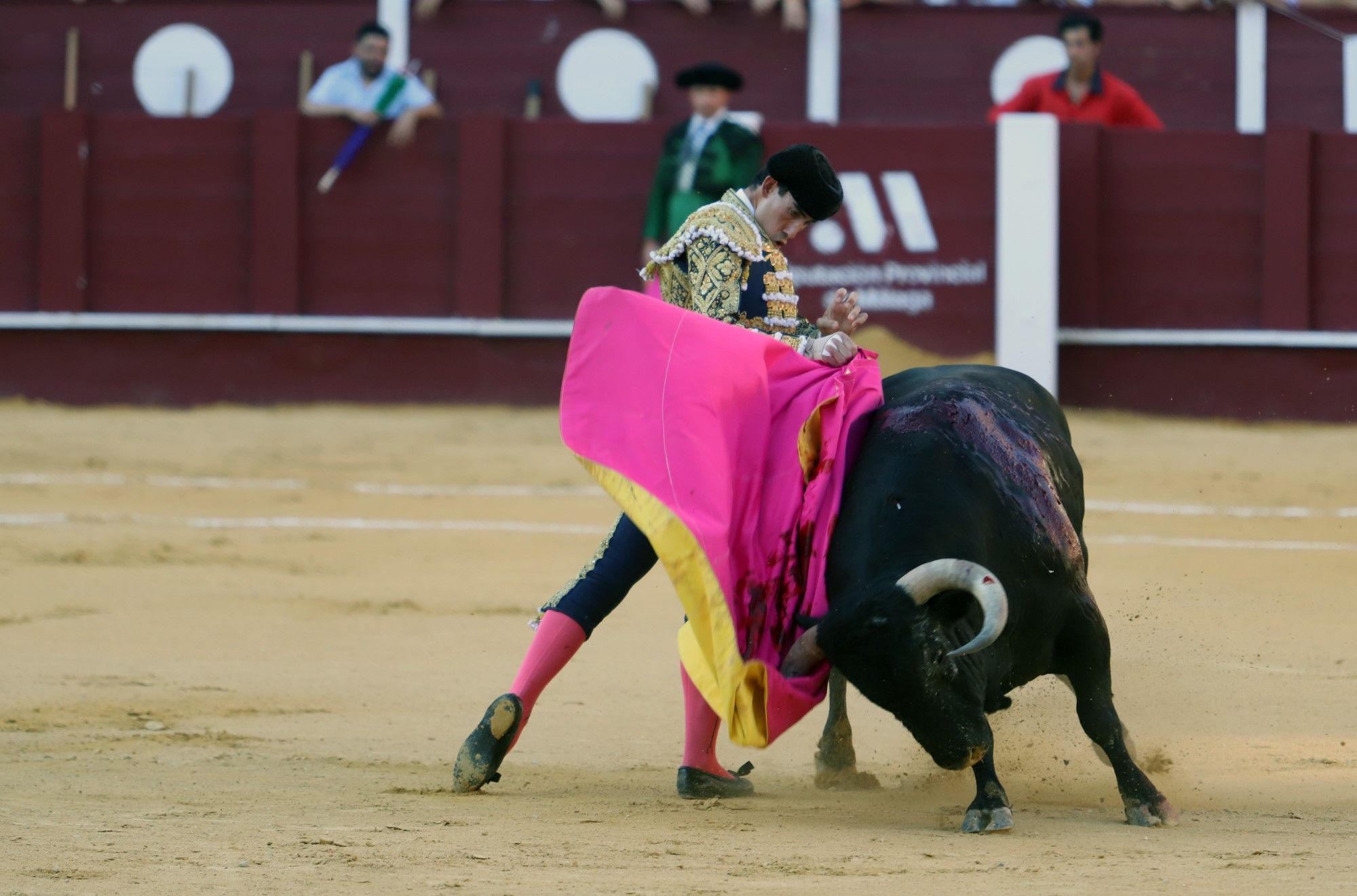 Las imágenes de la cuarta corrida de abono en La Malagueta y de la cogida de Jiménez Fortes