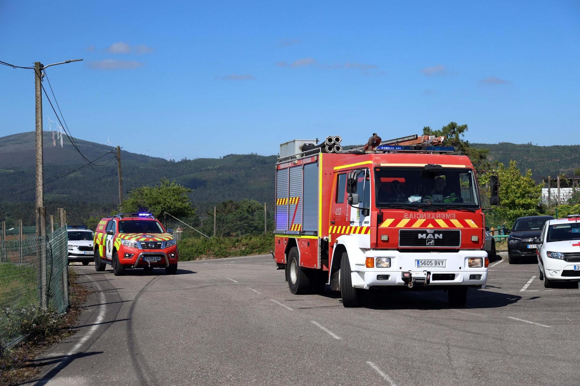 Galicia se prepara con todos sus medios para combatir un gran incendio