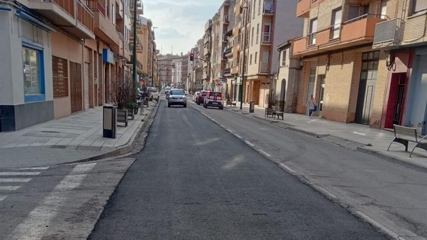 Kilómetros de mejora: Concluye la operación asfalto en Ejea y Pueblos