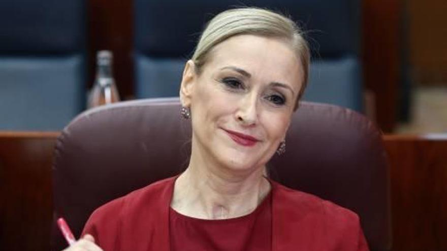 Cifuentes, ahir a l&#039;Assemblea de Madrid.