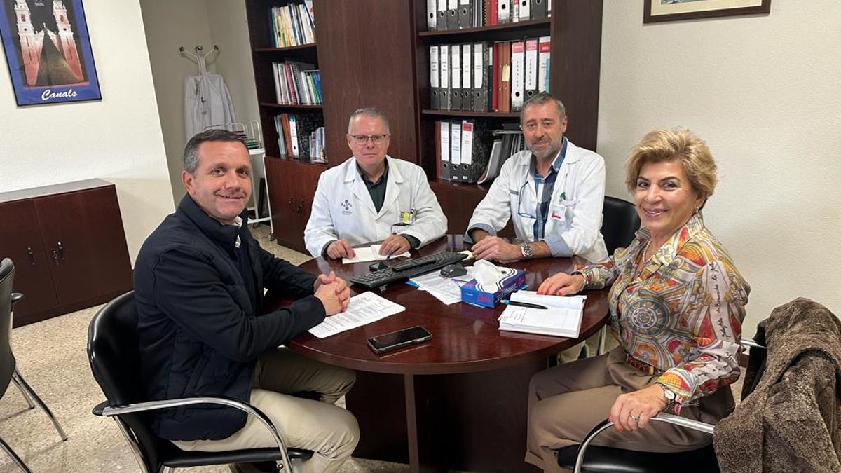 Reunión entre el Ayuntamiento de Canals y el Departament de Salut.