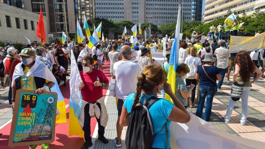 Manifestación contra Chira-Soria