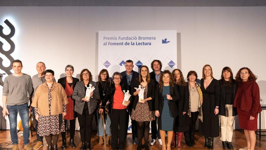 Els premiats de la Fundació Bromera al Foment de la Lectura. | LEVANTE-EMV