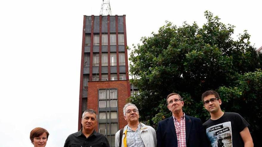 Yolanda Suárez, Elipe, Agustín Sánchez, Cueli y Domínguez.