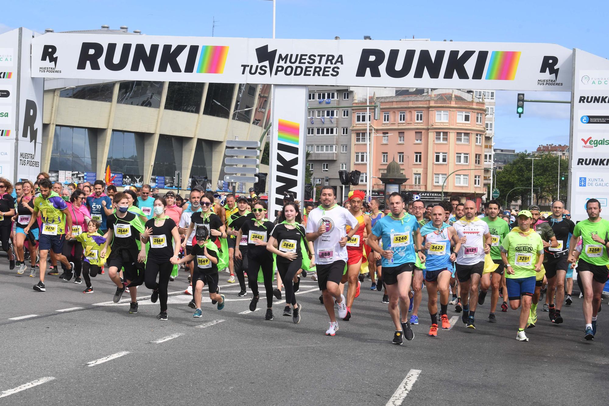 Carrera Runki por la integración en A Coruña