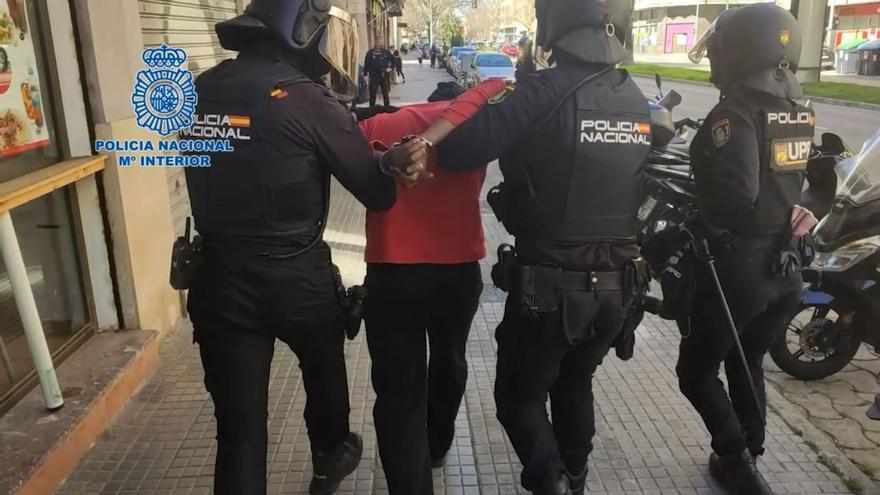 En libertad un detenido en Palma por disparar a una mujer en Santo Domingo