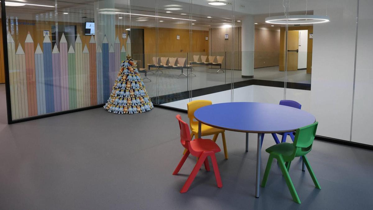 Zona infantil del centro integral de salud Olimpia Valencia de Vigo.