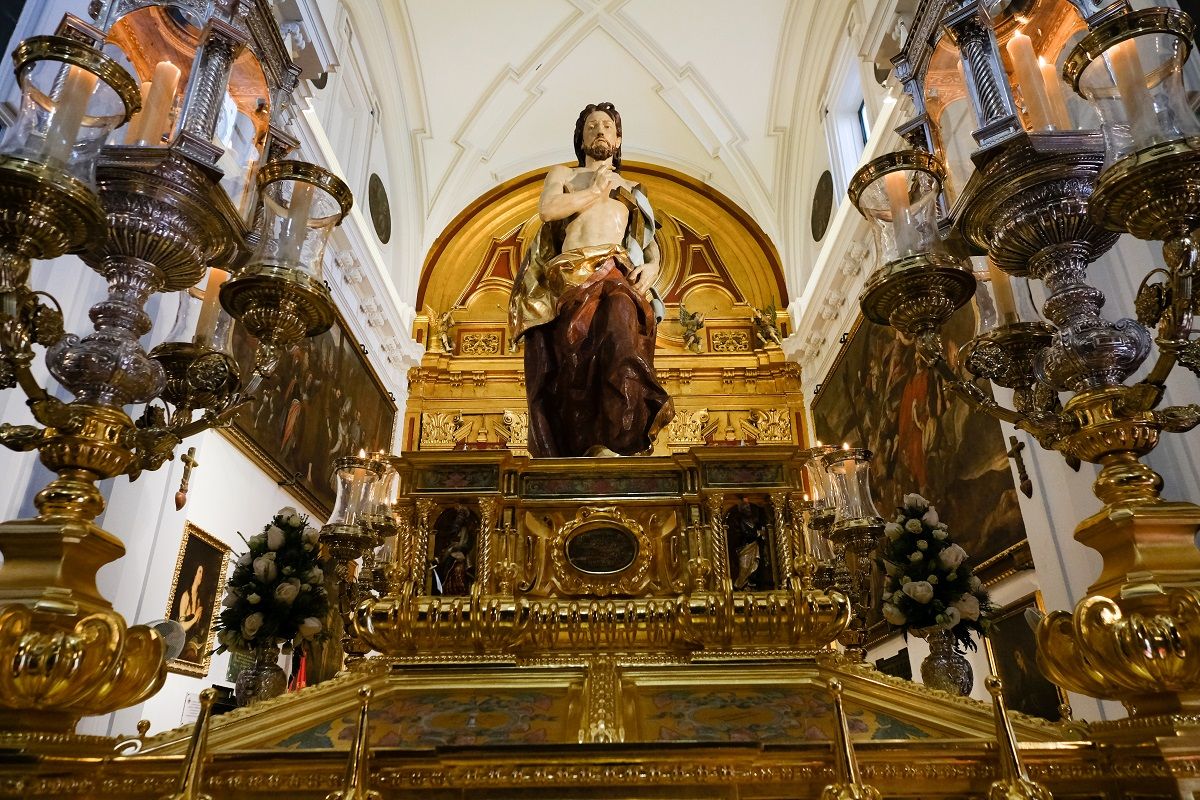 Domingo de Resurrección en la iglesia de San Julián, sede de la Agrupación de Cofradías