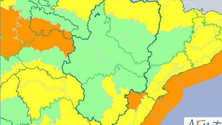 Activada la alerta naranja por nevadas intensas en Teruel los próximos dos días