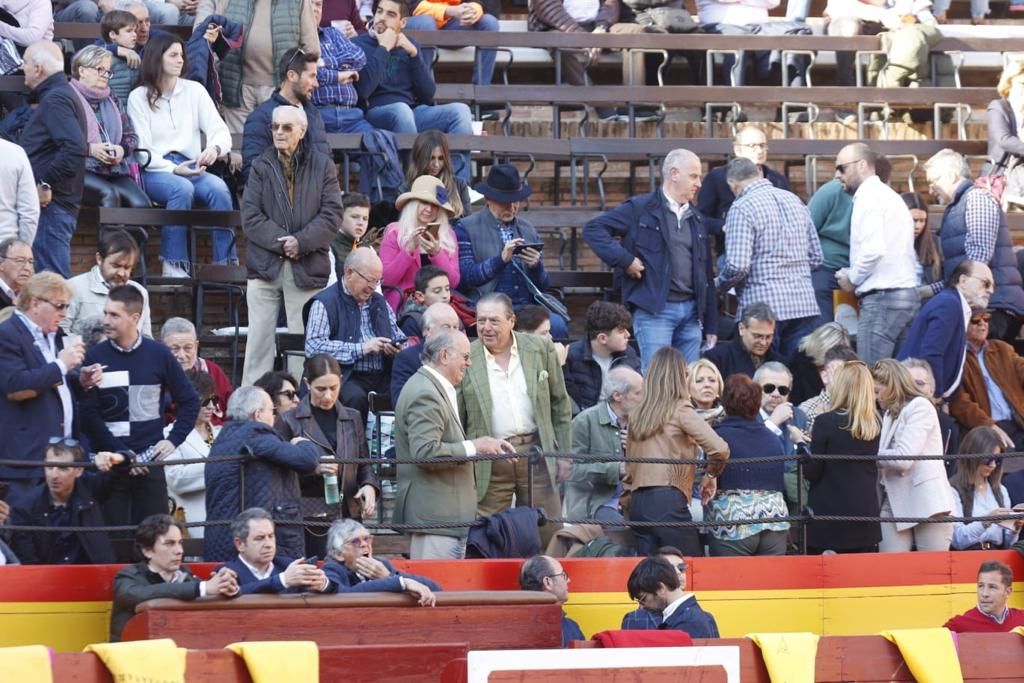 Futbolistas y empresarios en la Feria de Fallas