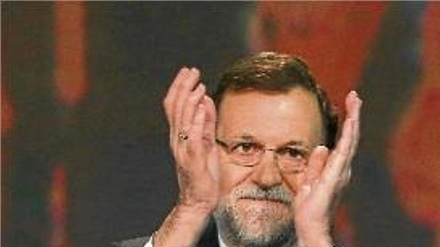 Mariano Rajoy en un moment del discurs.