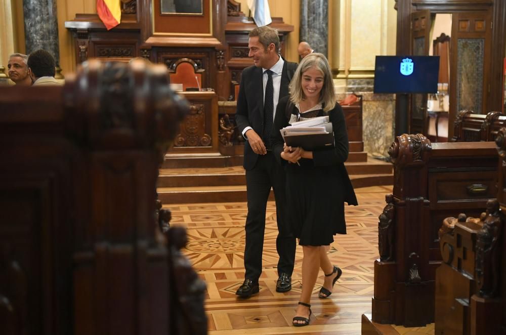 Primer pleno del mandato en A Coruña