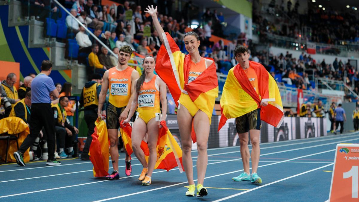 Felicidad total en el atletismo español