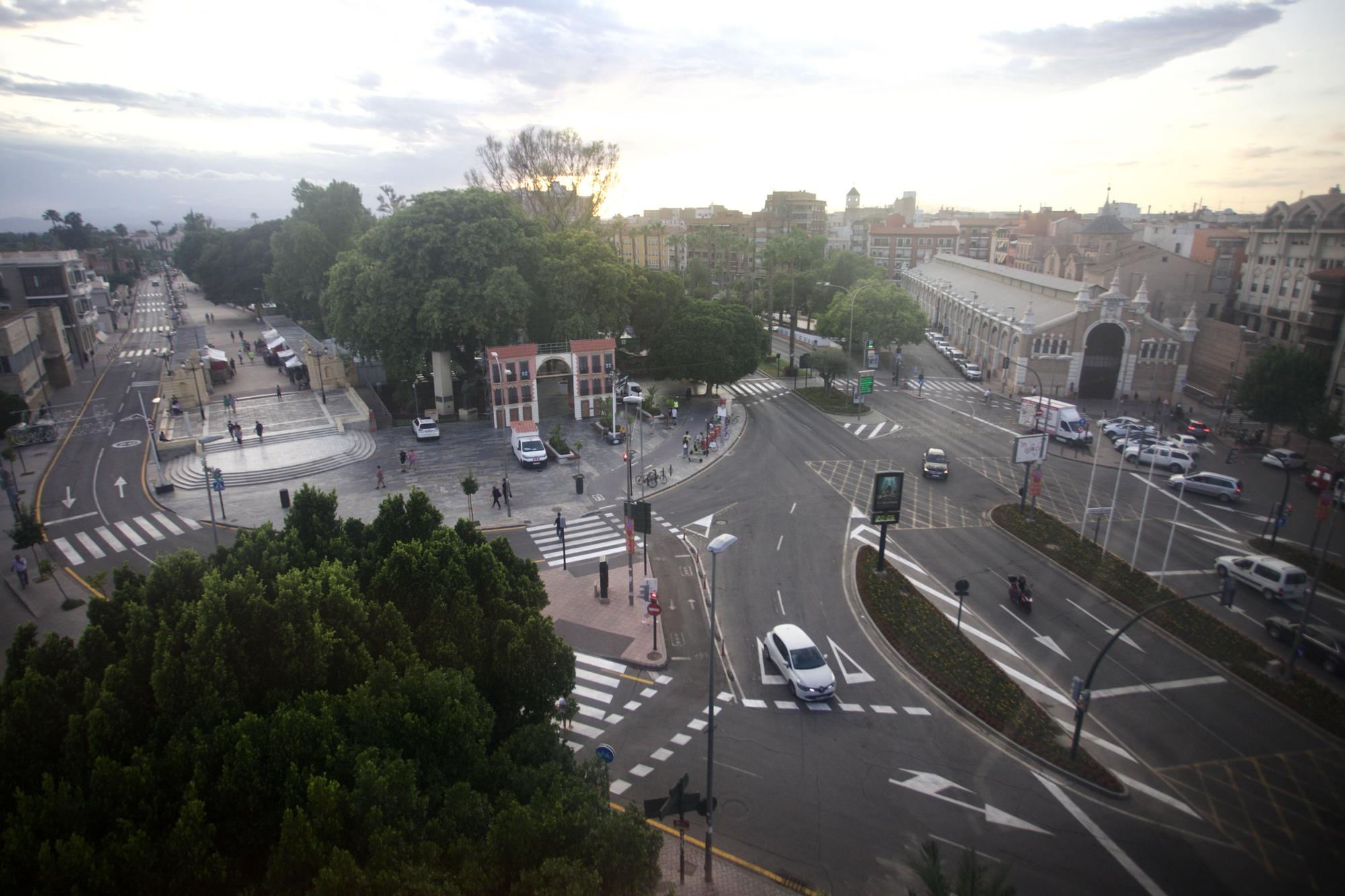 Las vistas de la noria de Murcia