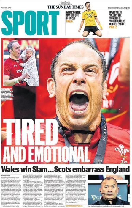 Portada THE TIMES SPORT domingo 17 marzo 2019