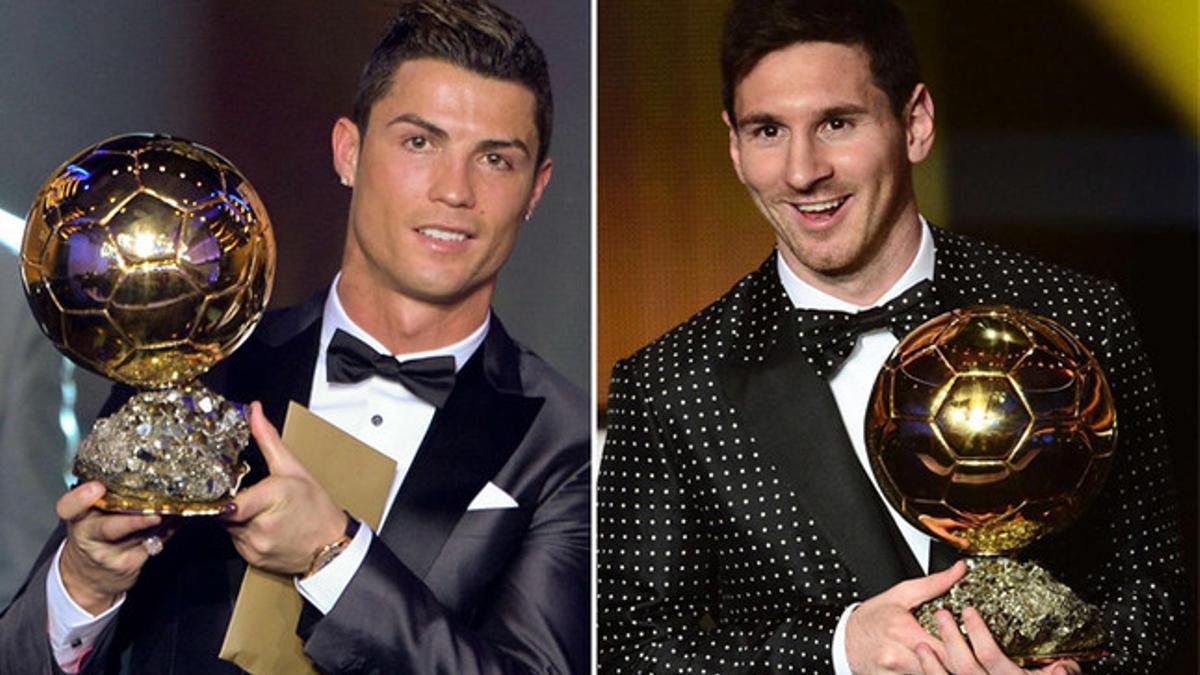 Messi y Cristiano son candidatos al Balón de Oro