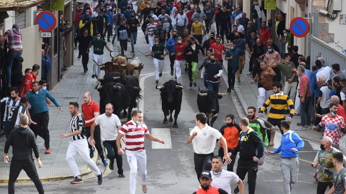 Imagen de uno de los encierros de la última edición de la Fira d&#039;Onda, en octubre del año pasado.