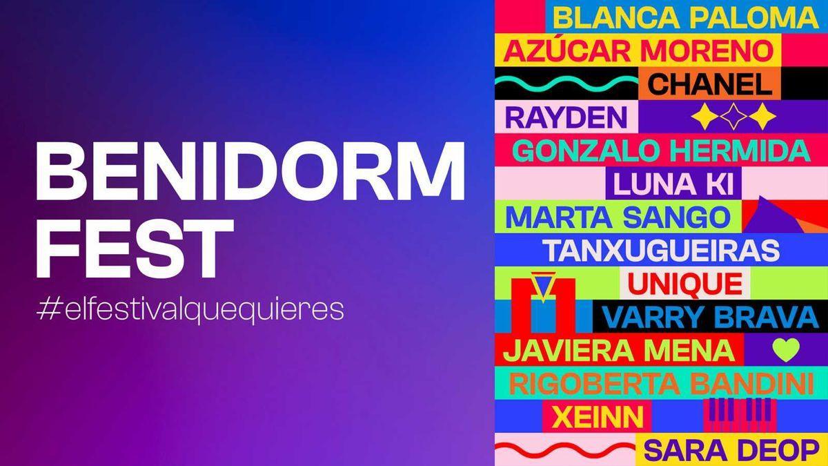 Cartel del Benidorm Fest.