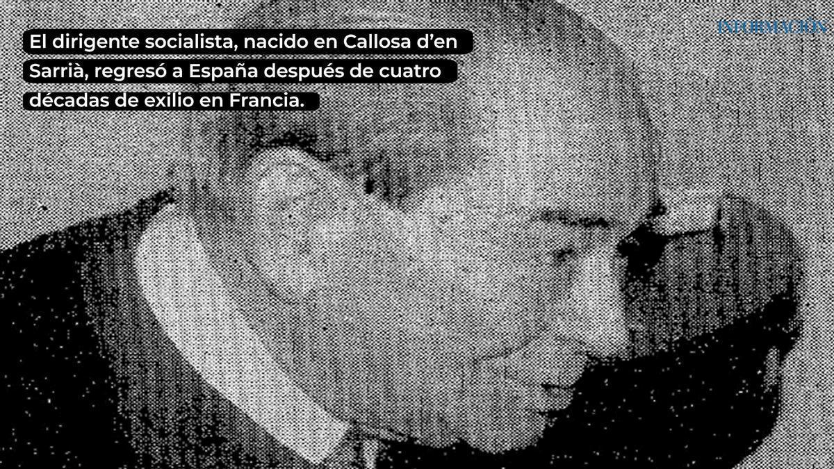Hace 50 años. Del 12 al 18 de enero de 1976: El dirigente socialista Rodolfo Llopis regresa a España tras su exilio