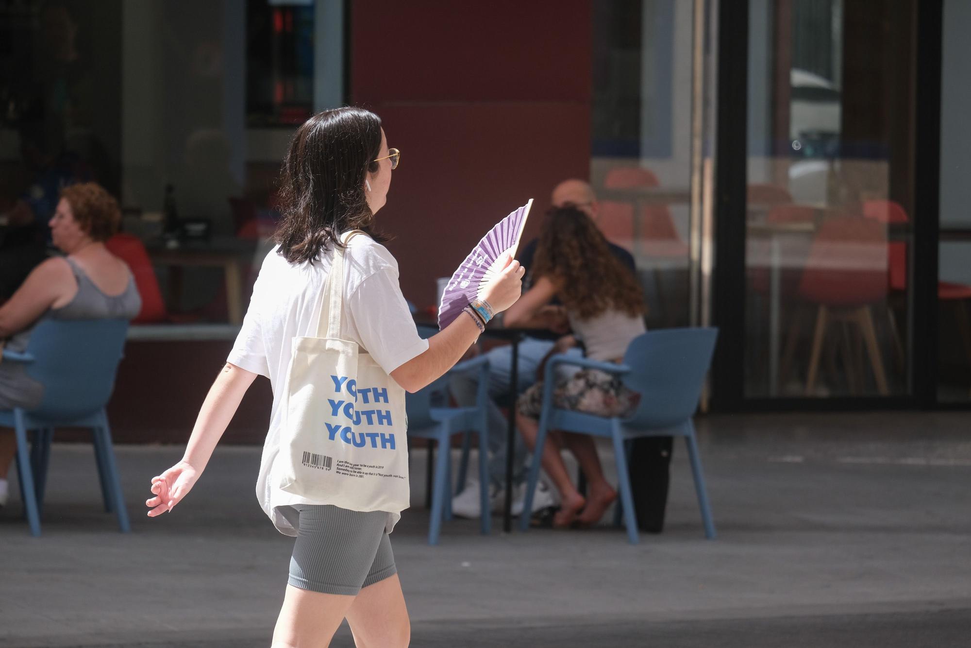 Así se está viviendo la ola de calor extremo en Elda