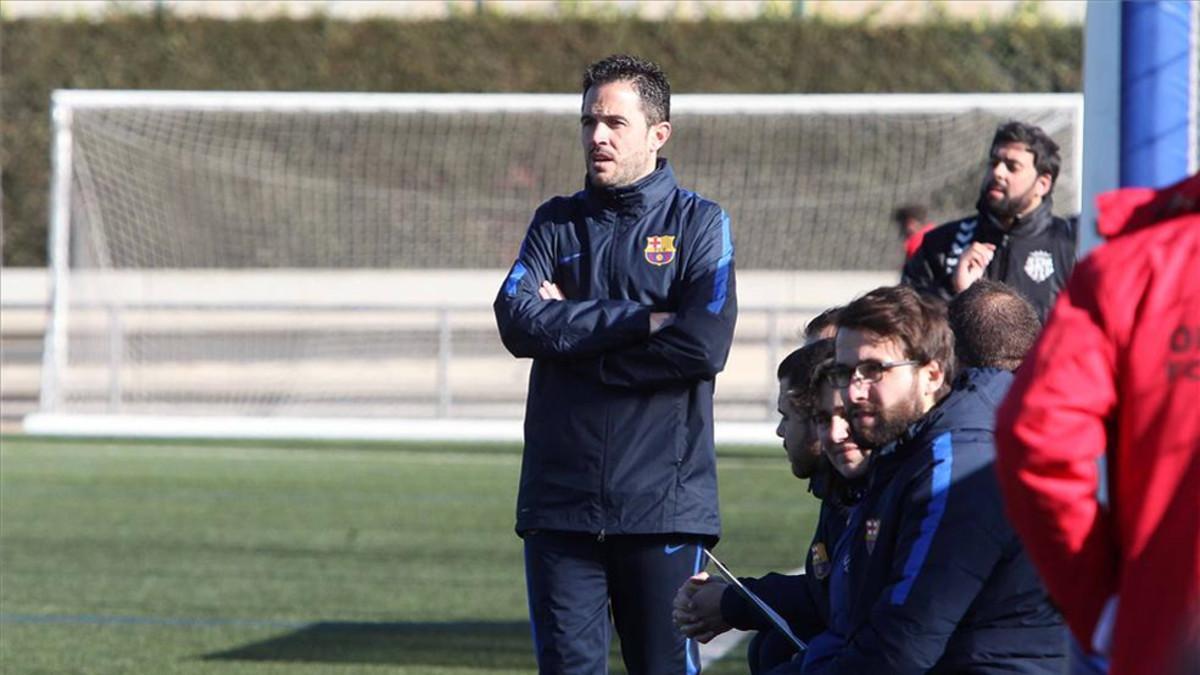 Sergi Milà, técnico del FC Barcelona