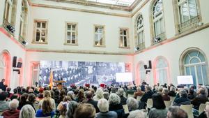 Acto de conmemoración del 93 aniversario de la primera sesión del Parlament.