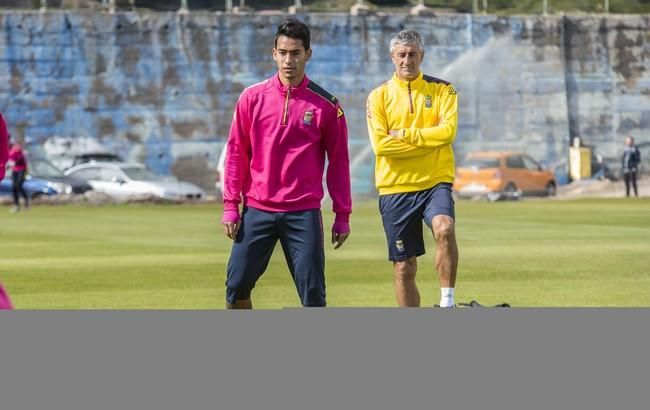 Entrenamiento de la UD Las Palmas