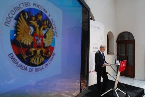 El embajador de la Federación de Rusia en España, Yuri Korchagin, en el Foro Nueva Murcia