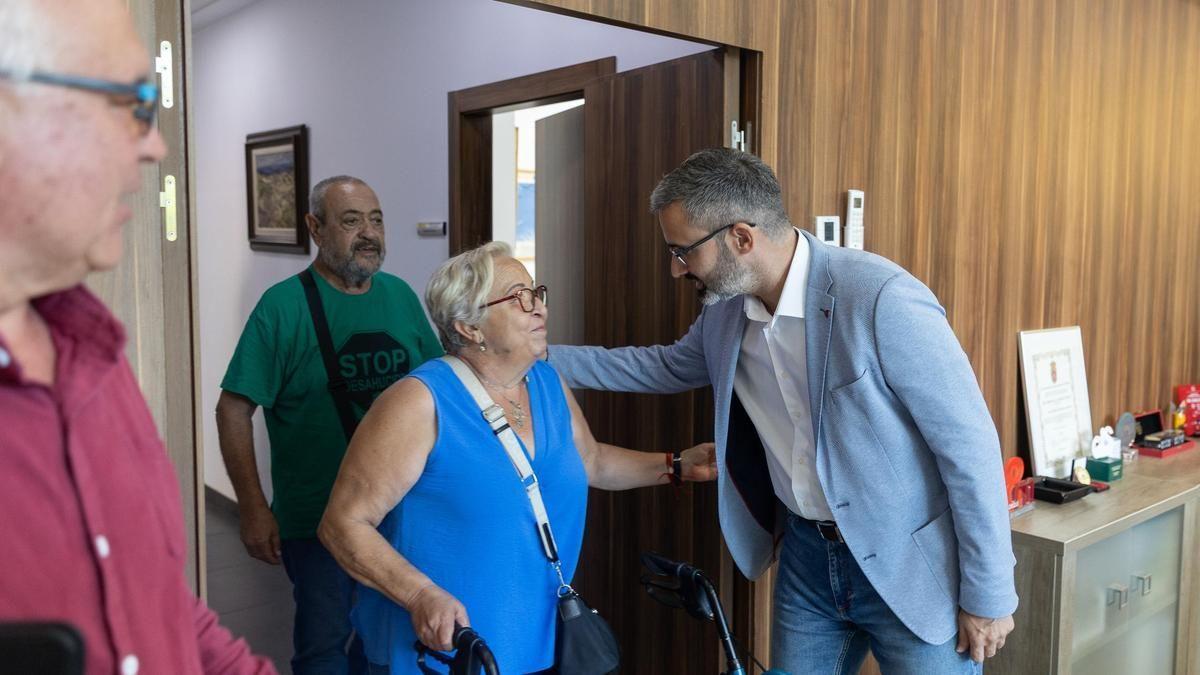 El delegado del Gobierno, Francisco Lucas, se reunió la pasada semana con Antonia para conocer su situación.