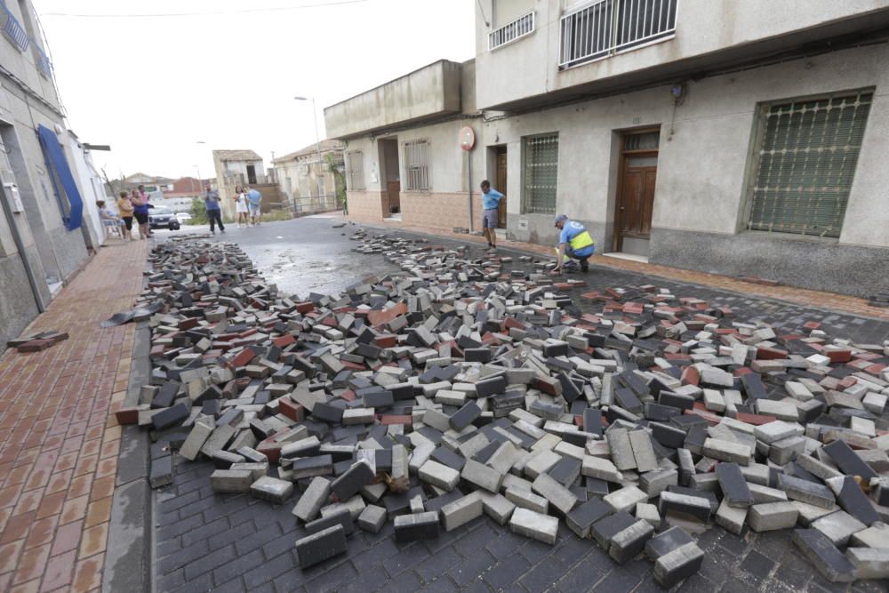 Imágenes de la lluvia en Murcia