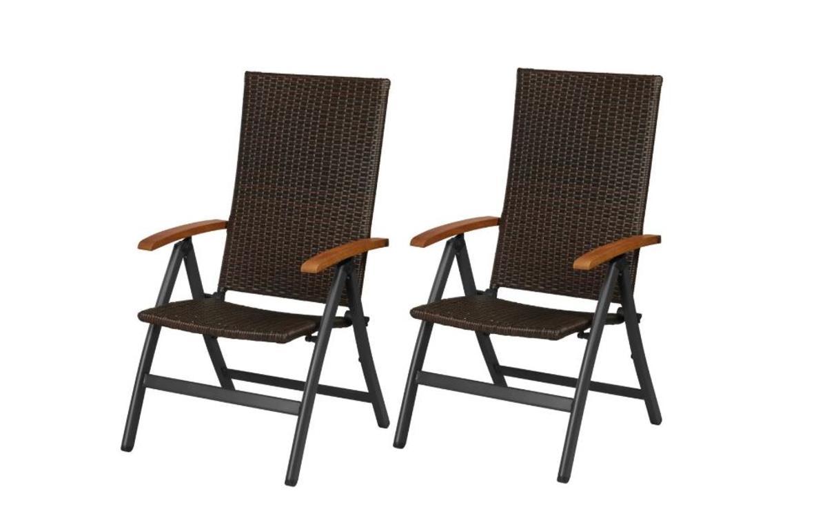 Mañana se esperan colas kilométricas para el juego de sillas de terraza para comer plegables más baratas del mercado: asiento de primera clase gracias a su respaldo ajustable en varias posiciones