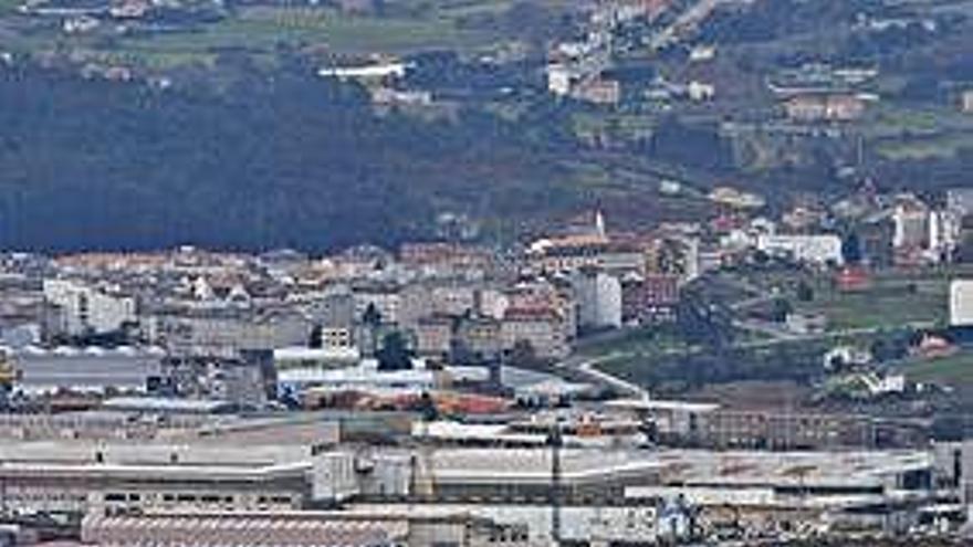 Vista del polígono de Sabón.