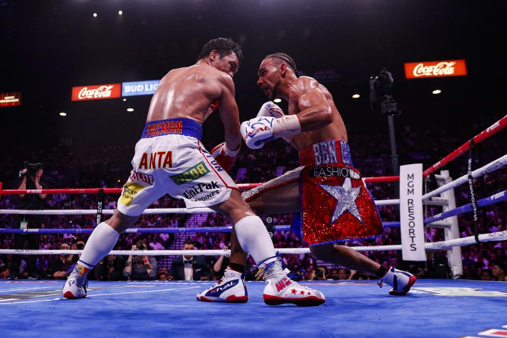 Pacquiao, campeón del mundo ante Keith Thurman