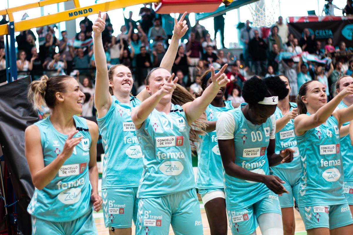 O equipo Celta Femxa Zorka.