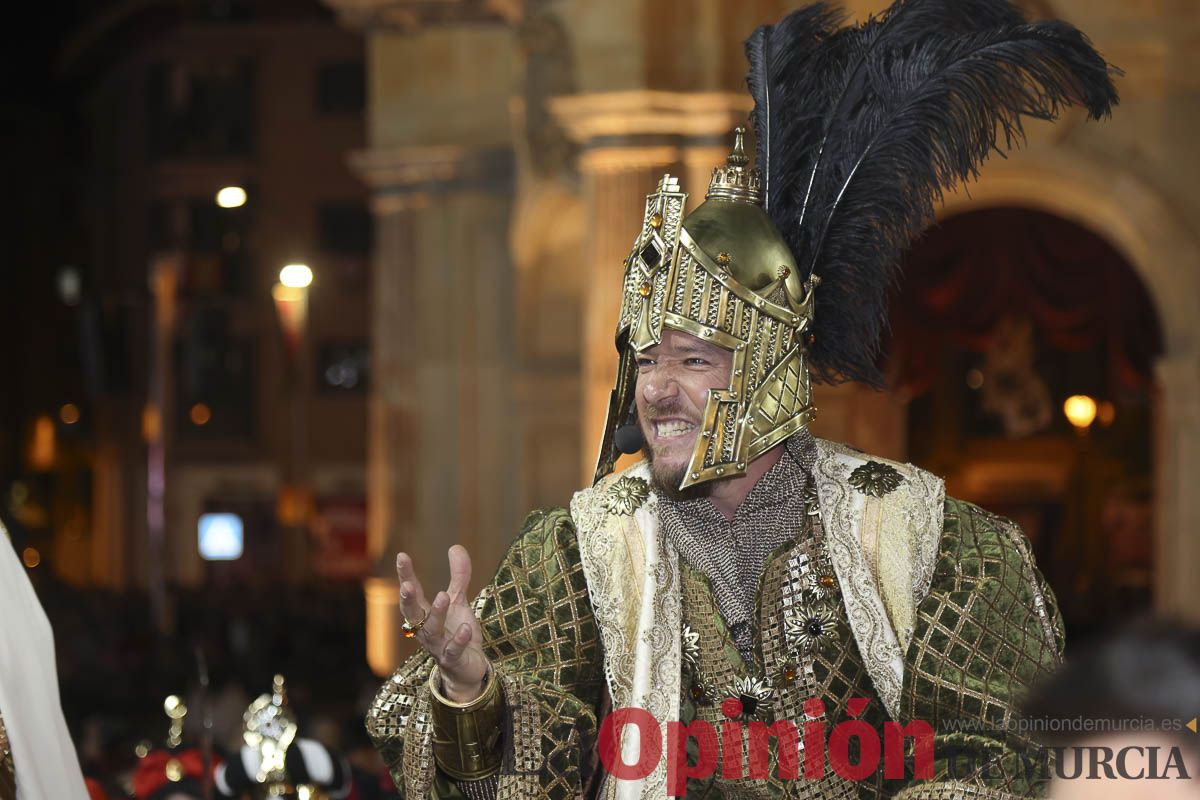 Fiestas de Caravaca: procesión del Baño (procesión, parlamento y baño de la Cruz)