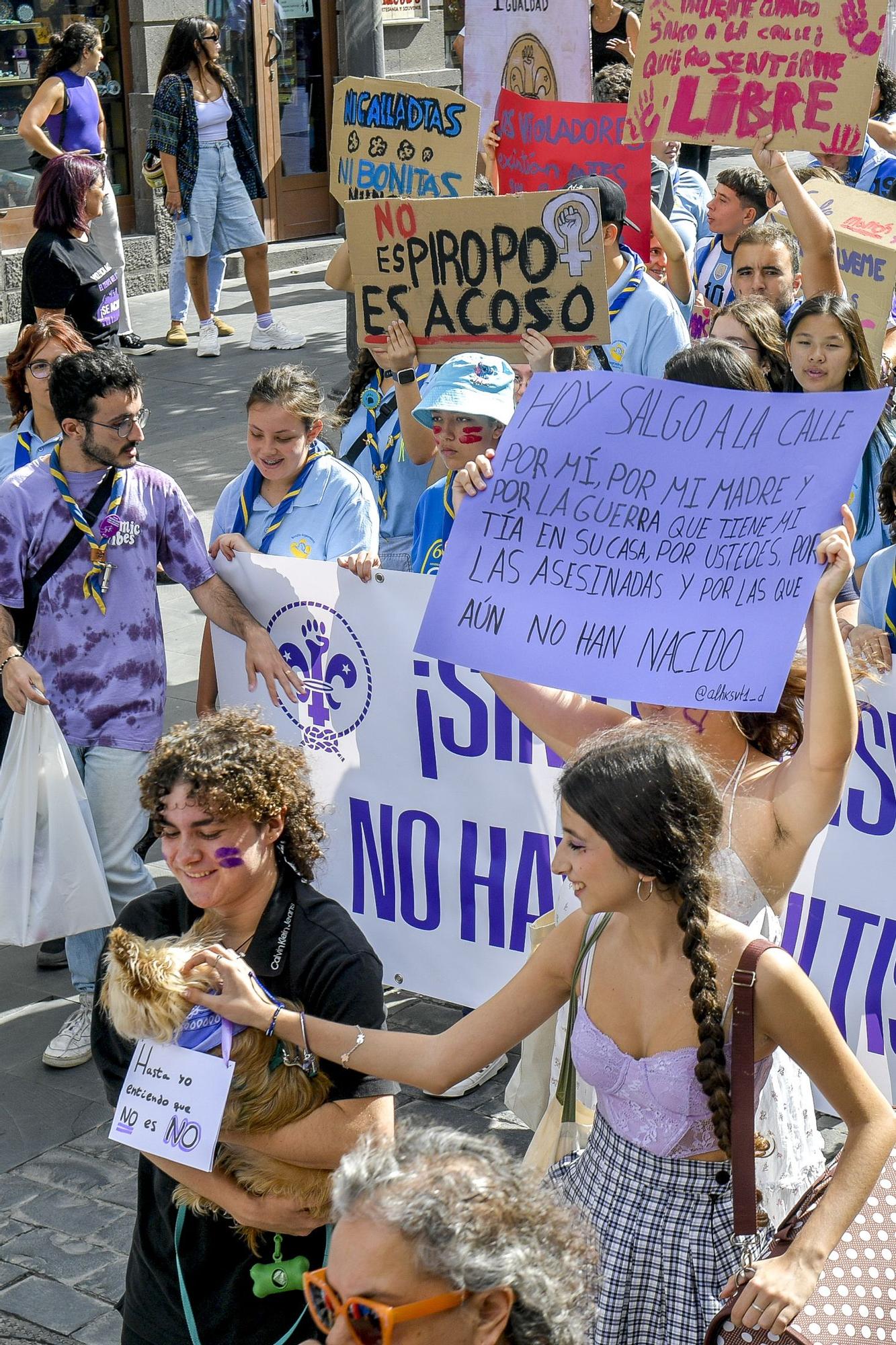 Manifestación del 25N contra la violencia machista