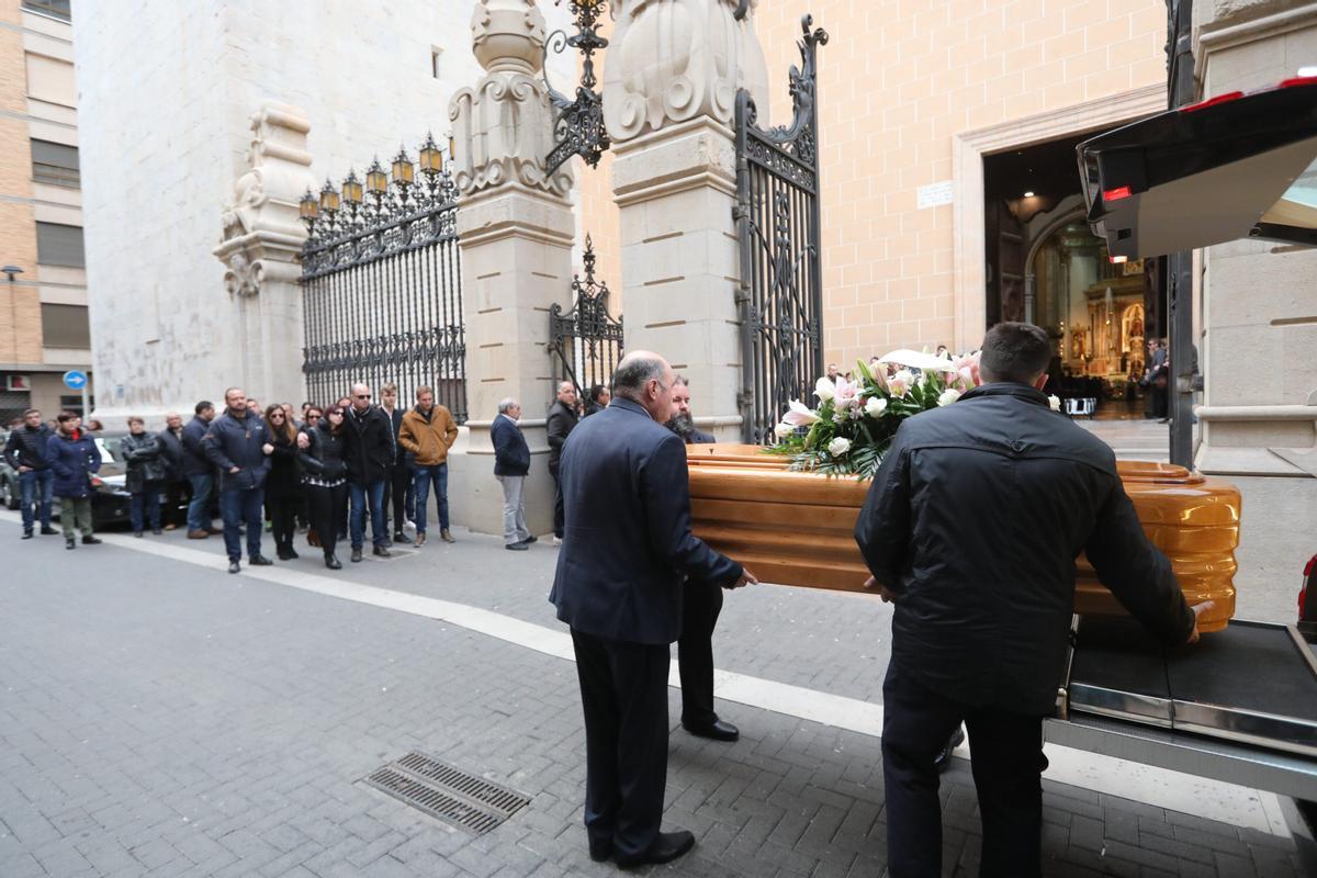 Funeral de Andrea Carballo en Vila-real.