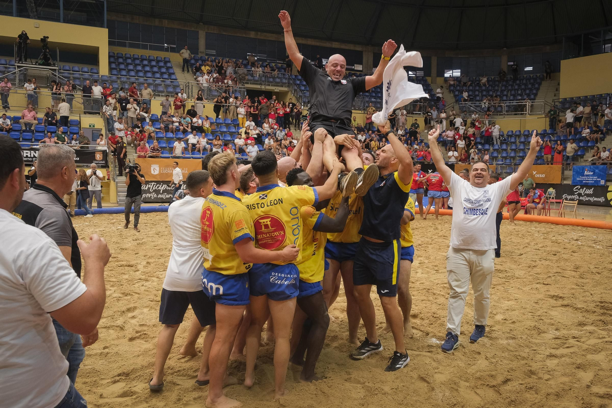 Final del torneo DISA Gobierno de Canarias de Lucha