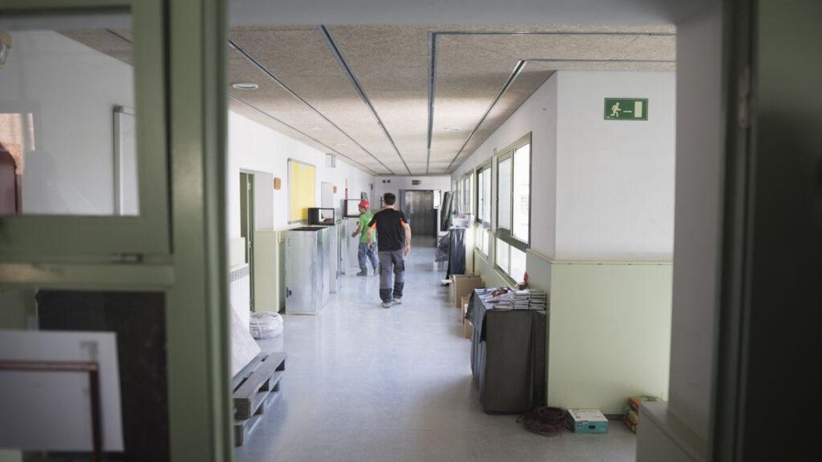 Intervención para climatizar un centro educativo de Barcelona con el Plan Clima Escola