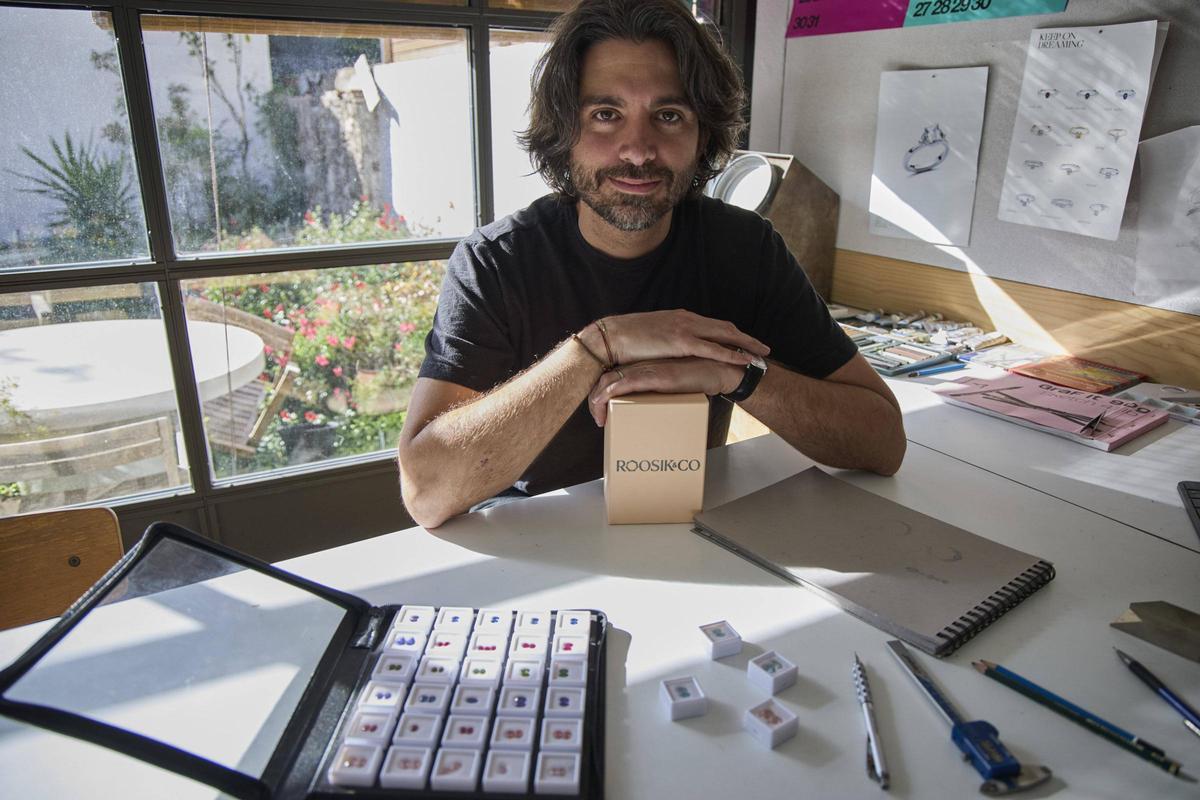 Jordi Rosich, al ser taller al centre de Girona.