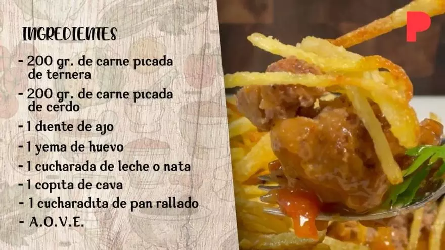 Albóndigas con aceitunas por el chef Rafuel