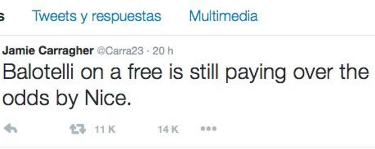El ZASCA de Jamie Carragher a Balotelli