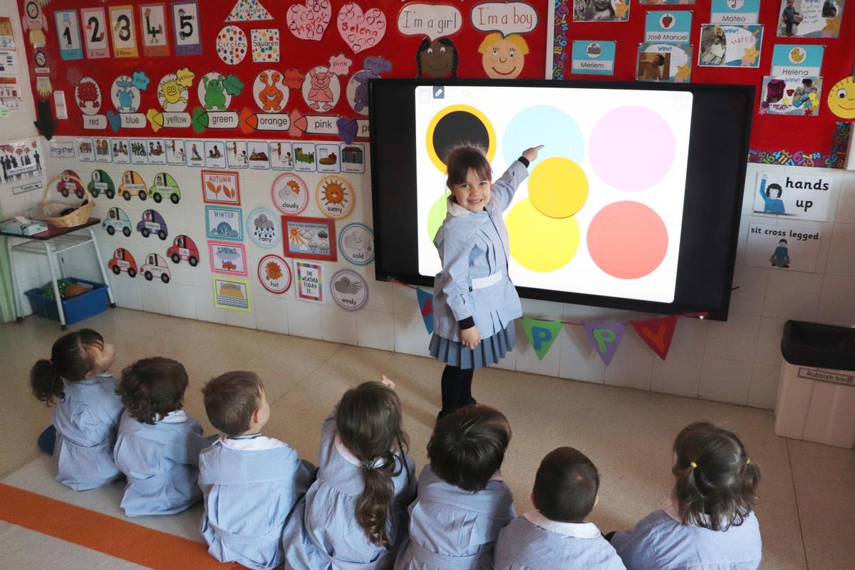 Desde Infantil los alumnos del Colegio Inglés de Zaragoza utilizan la tecnología en su aprendizaje con total naturalidad.