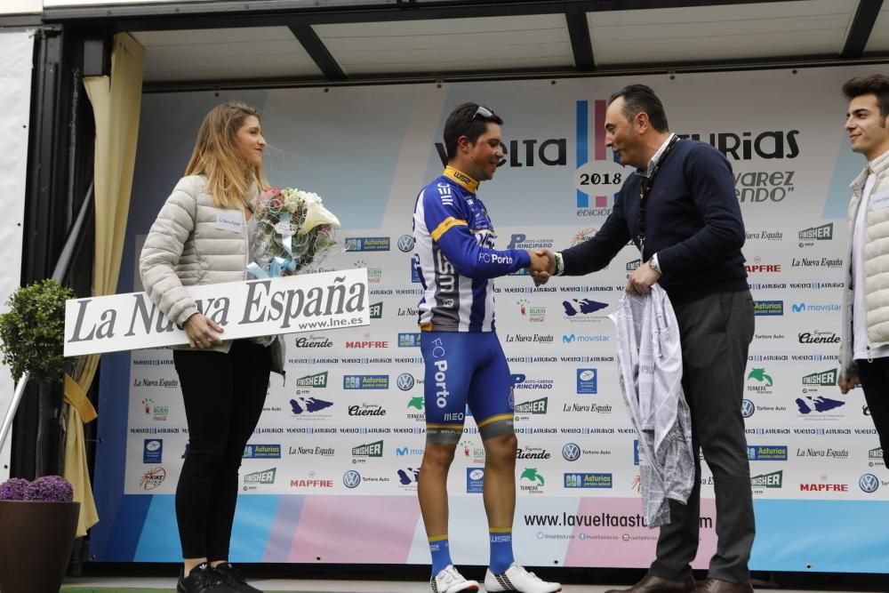 Primera etapa de la 61.ª edición de la Vuelta a Asturias: Oviedo-Pola de Lena