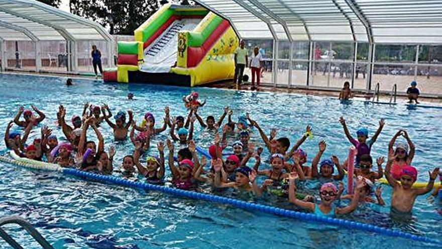 Despedida del curso de natación en Abegondo